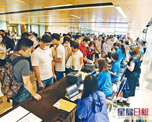 ■黃竹坑揚海次輪即日速沽約185伙,料短期內將加推應市。